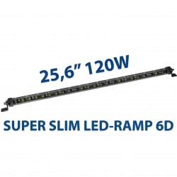 120W 6D super slim LED-ramp 25,6" 65cm