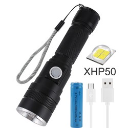 Zoombar Ficklampa XPH50 1800 lumen