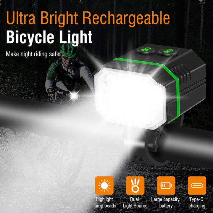 Boruit YHX-2662 2500 lumen Cykellampa