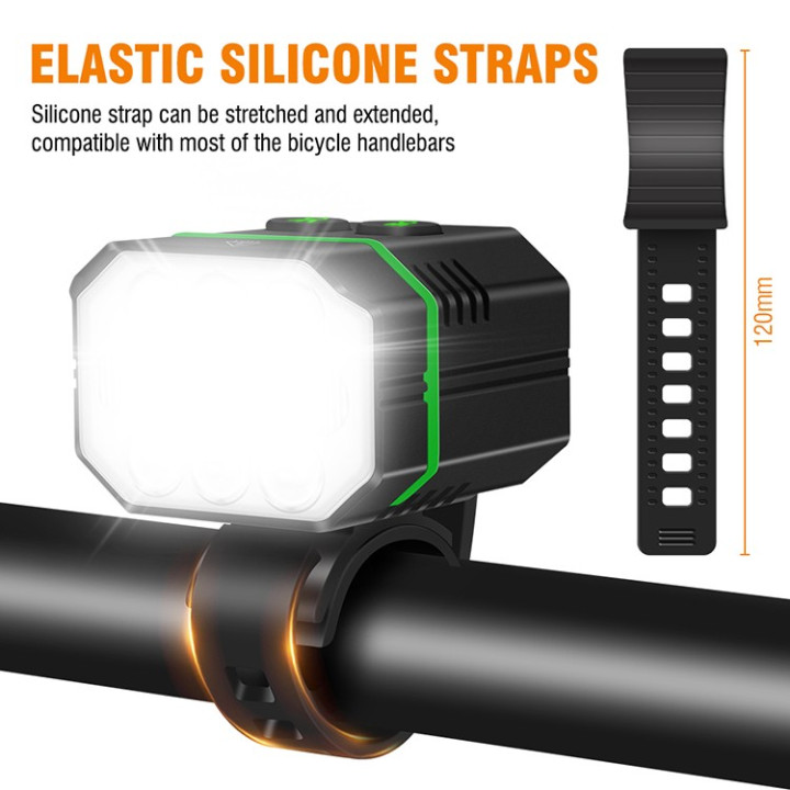 Boruit YHX-2662 2500 lumen Cykellampa
